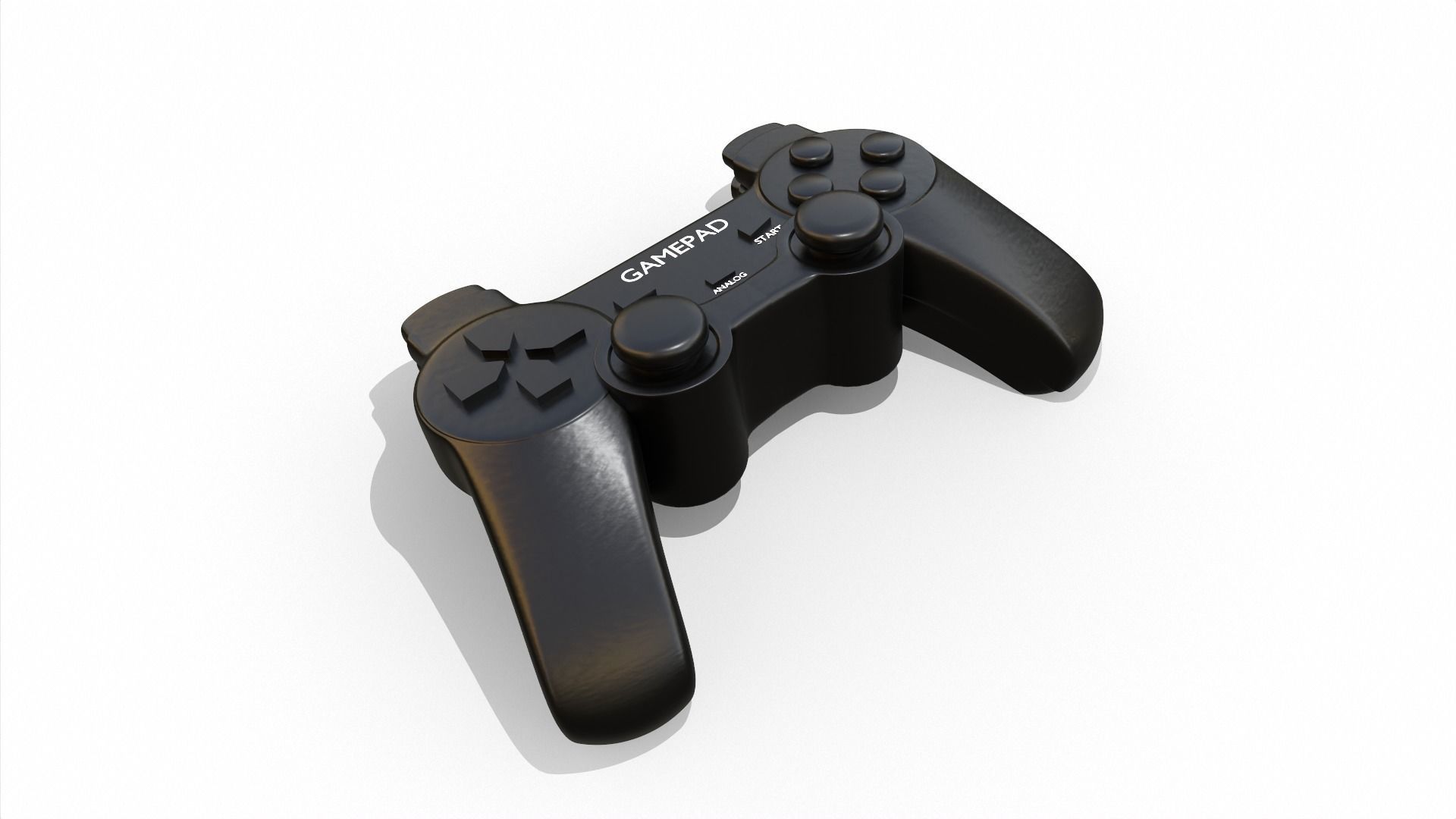 Gamepad controller 3D model_8