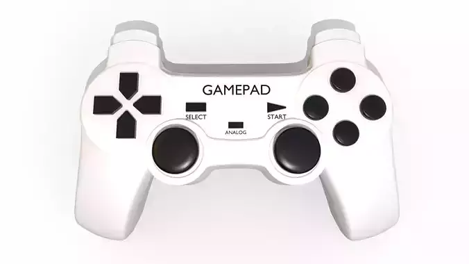 Gamepad controller 3D model