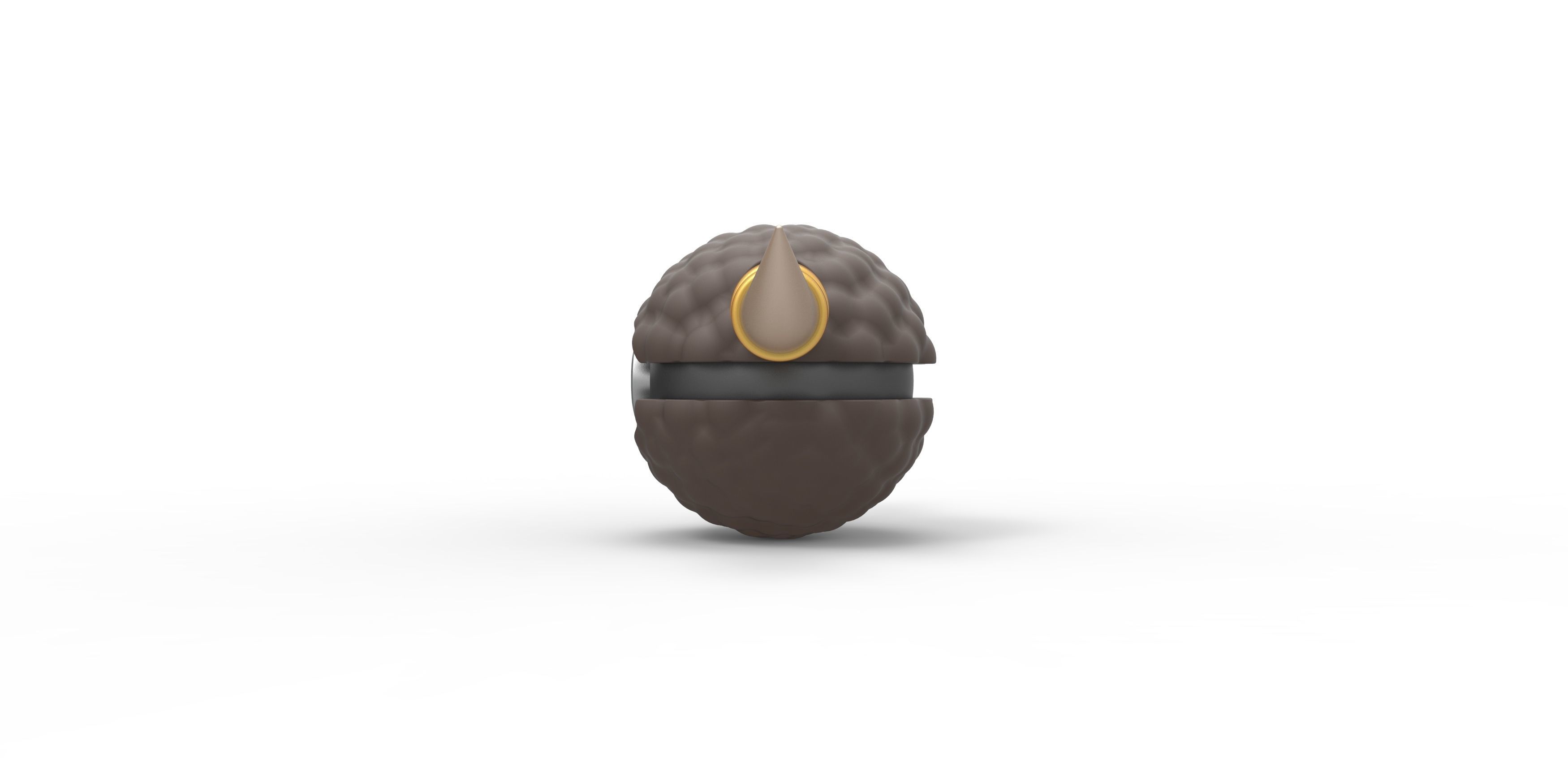 Bouffalant orb 3D print model_6