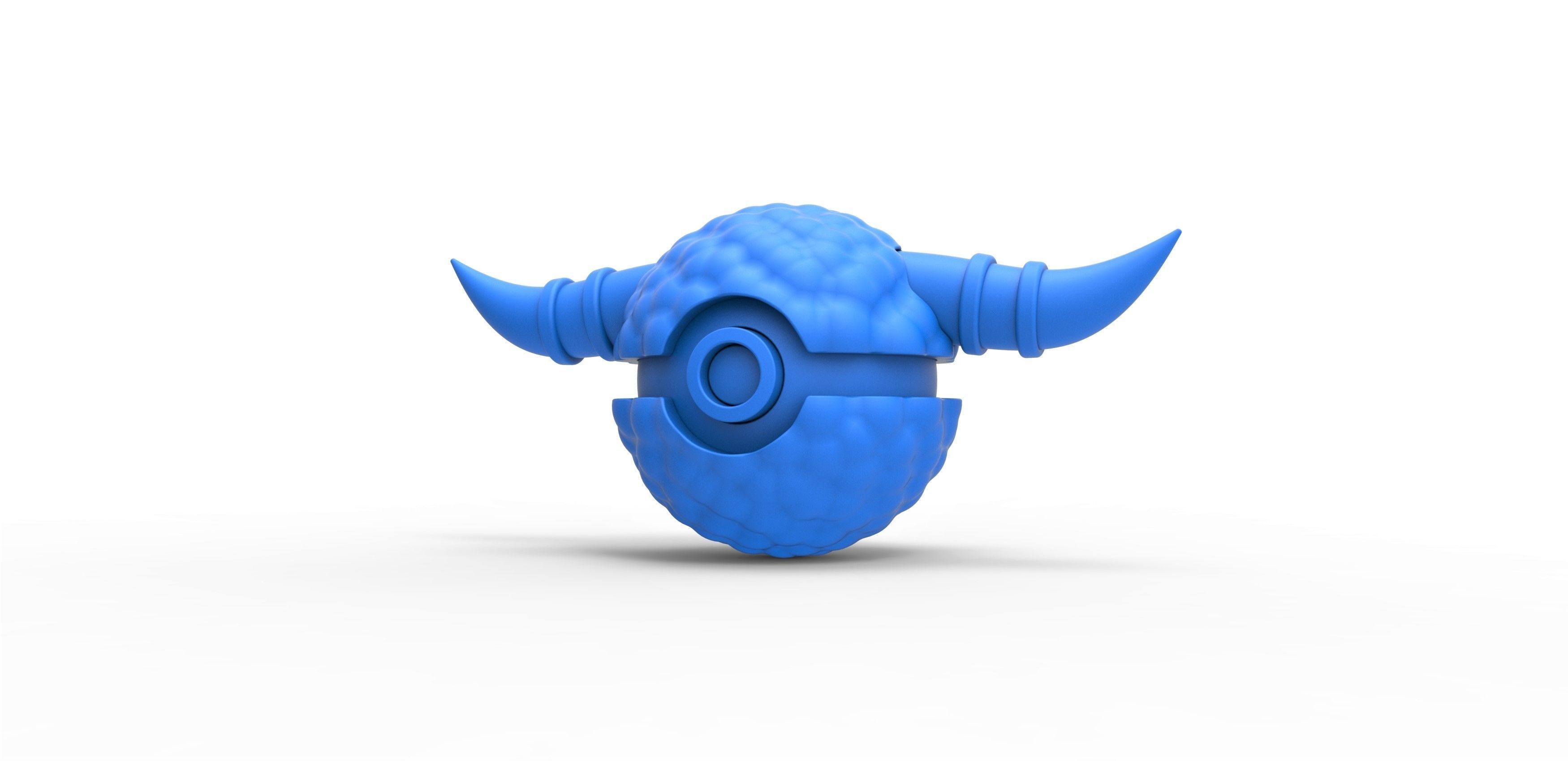Bouffalant orb 3D print model_9