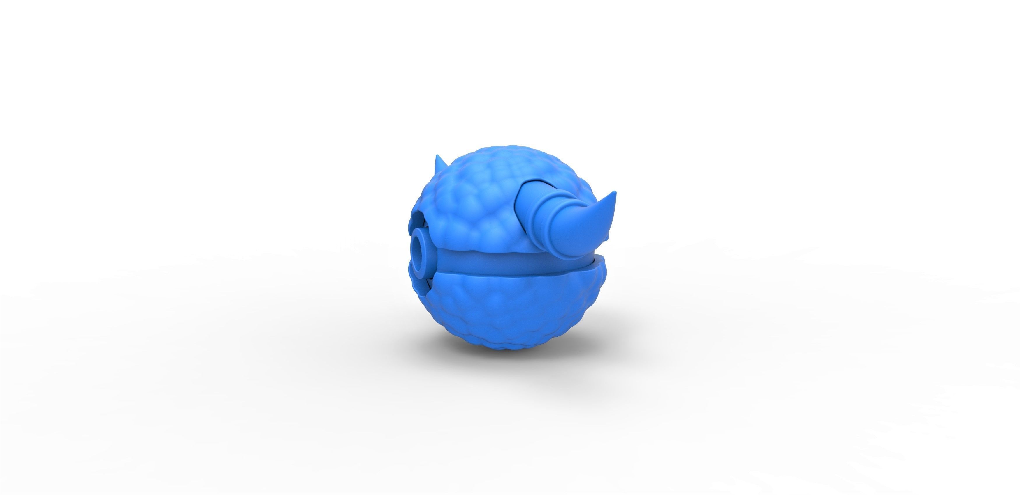 Bouffalant orb 3D print model_13