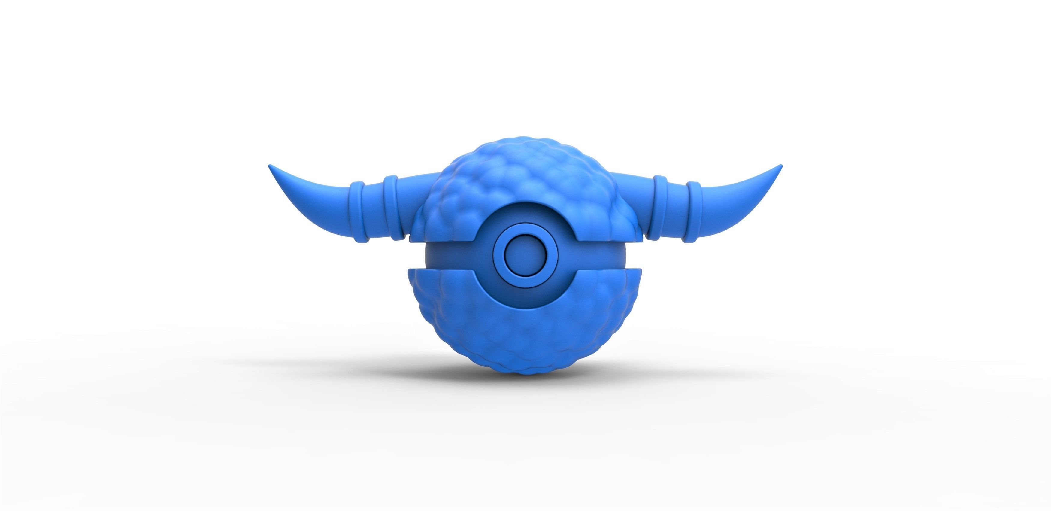 Bouffalant orb 3D print model_10