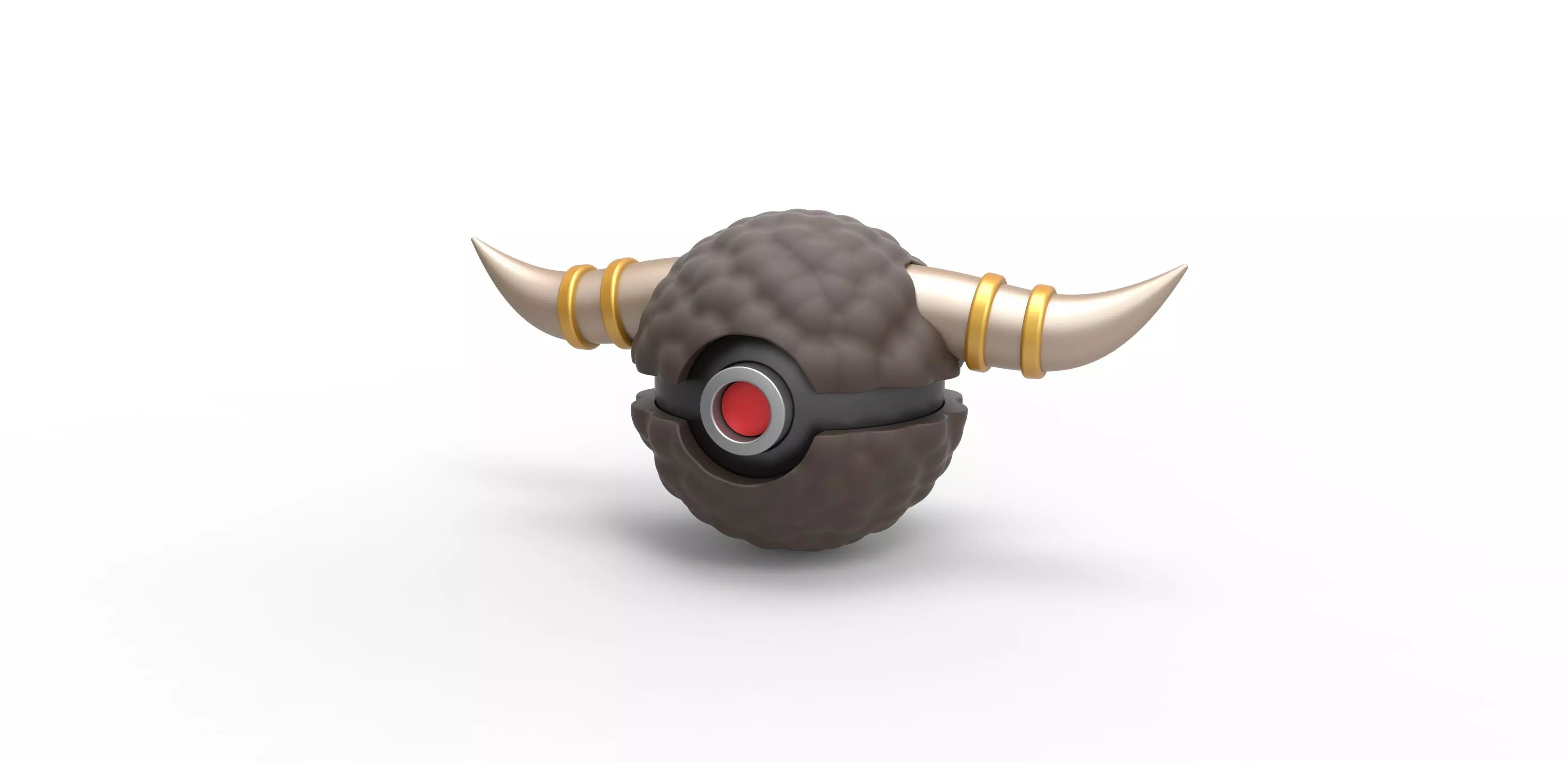 Bouffalant orb 3D print model_0