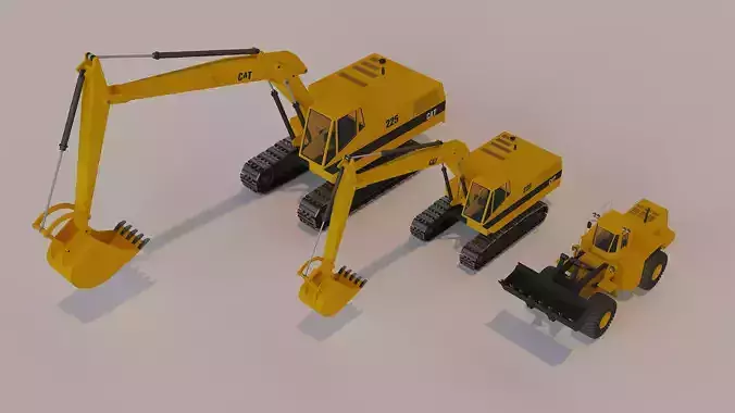 CAT 225  Loading  Machine