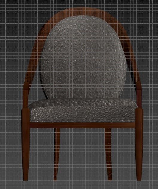 Antique Chair 2 3D model_5