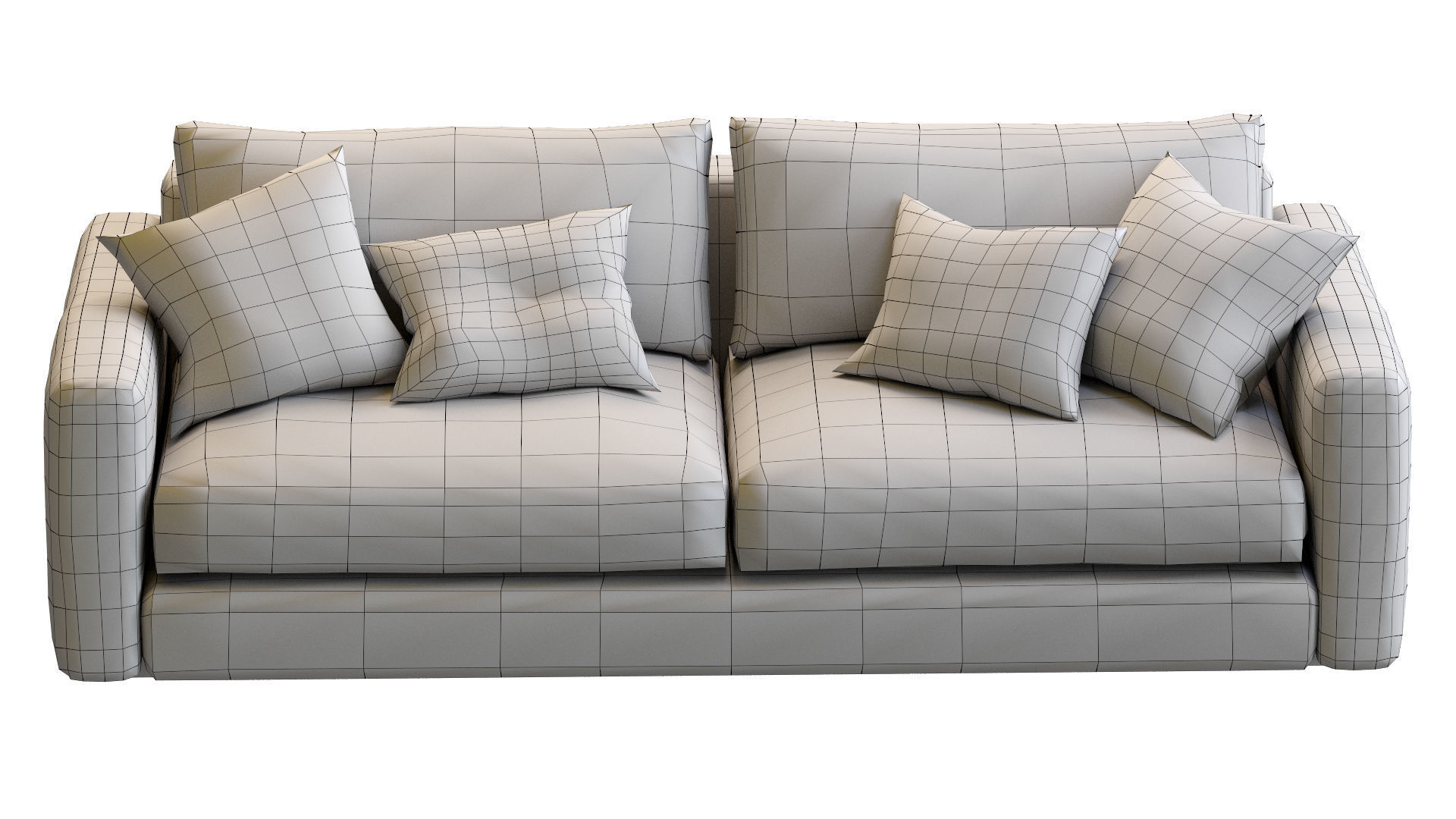 Ferlea Sofa Simple  Low-poly 3D model_21