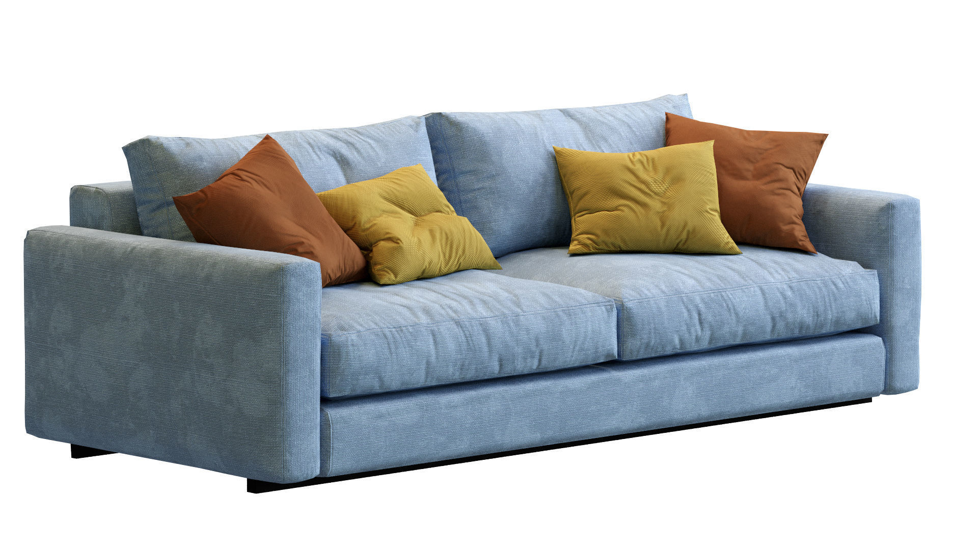 Ferlea Sofa Simple  Low-poly 3D model_16