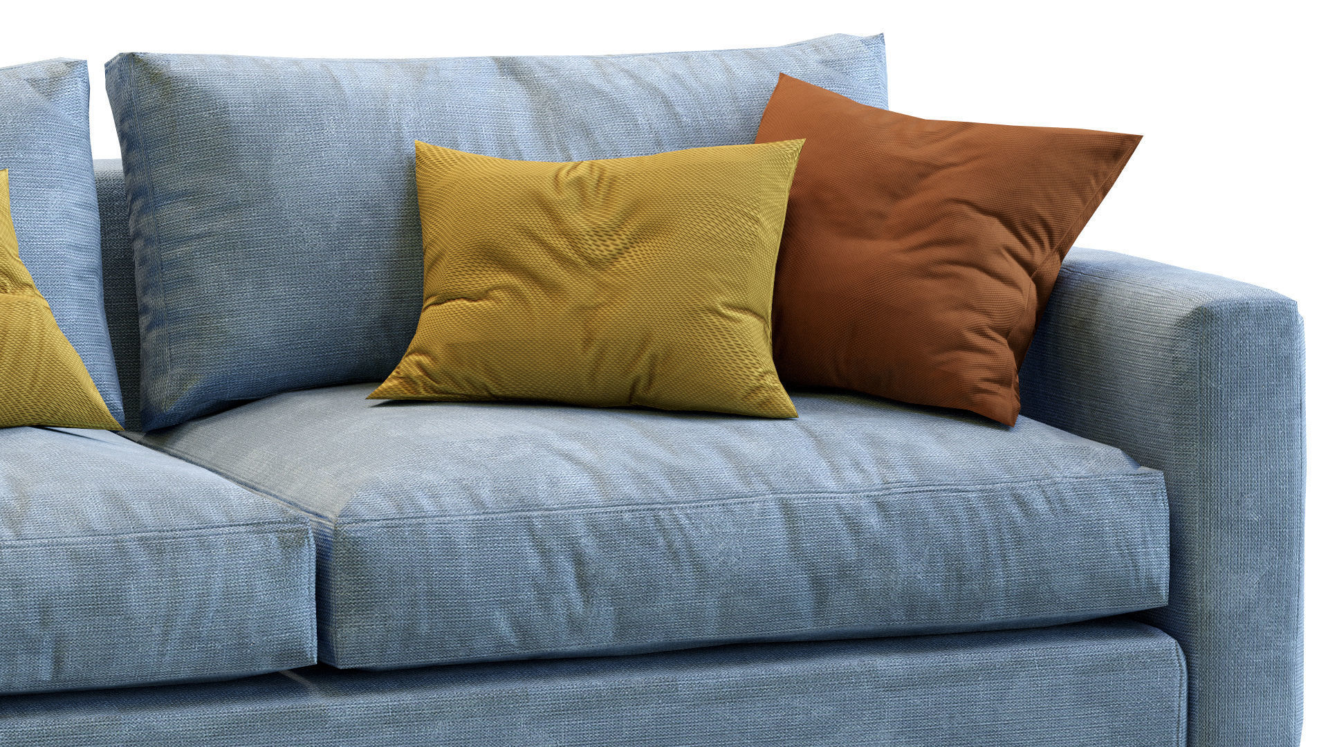 Ferlea Sofa Simple  Low-poly 3D model_6