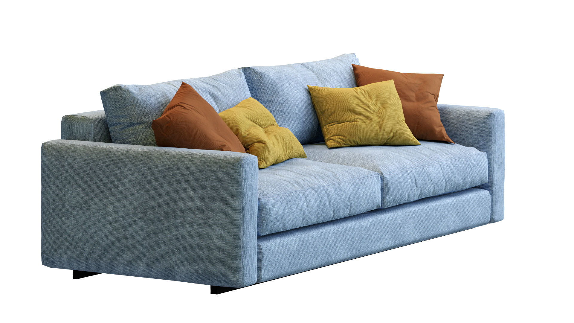 Ferlea Sofa Simple  Low-poly 3D model_15