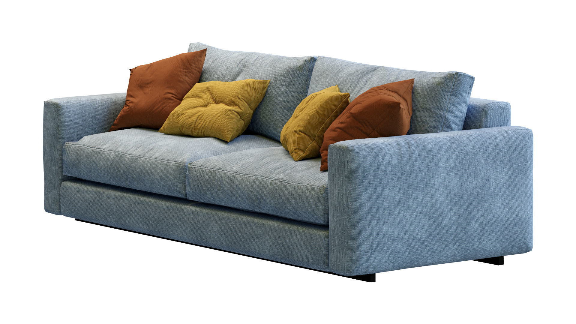 Ferlea Sofa Simple  Low-poly 3D model_11
