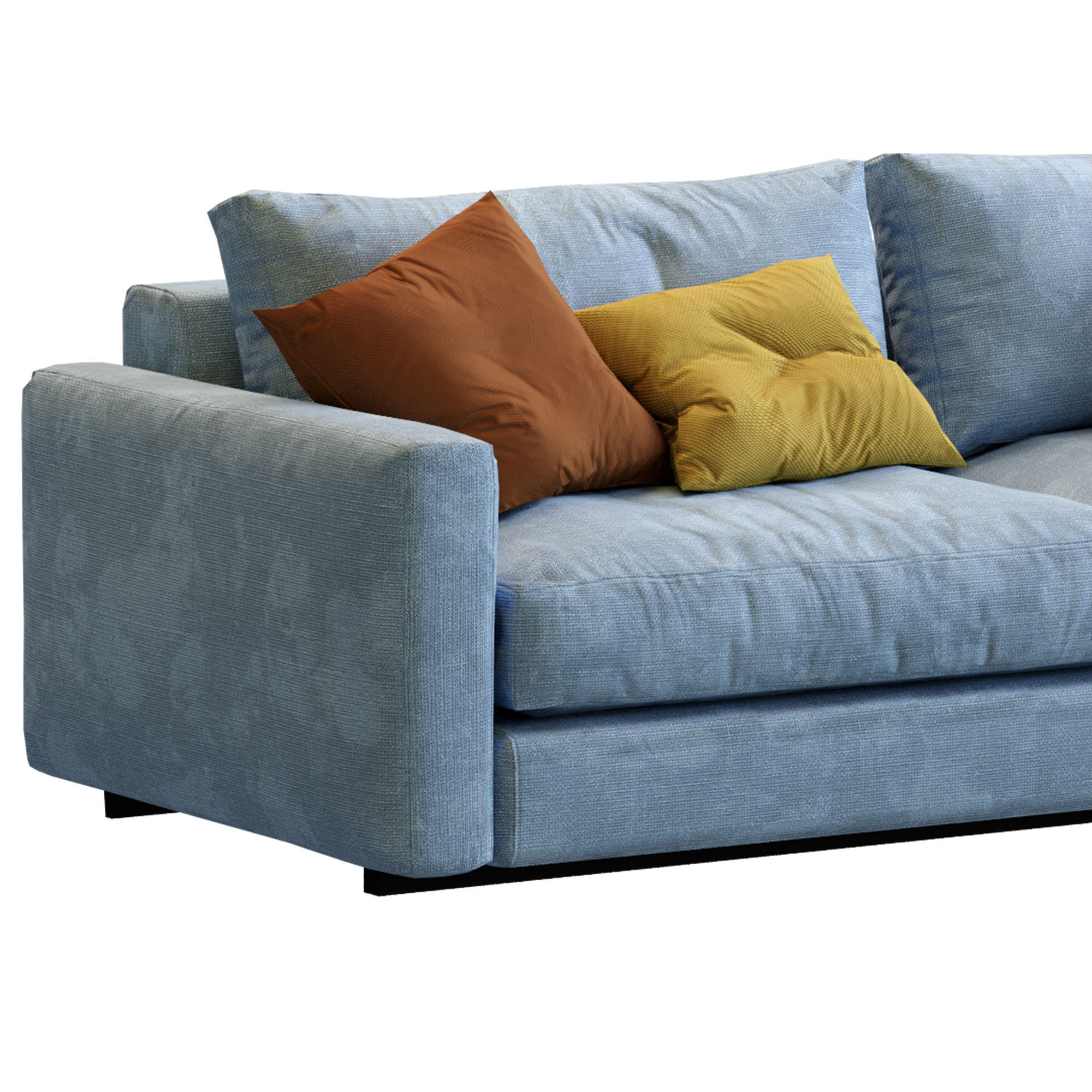 Ferlea Sofa Simple  Low-poly 3D model_9