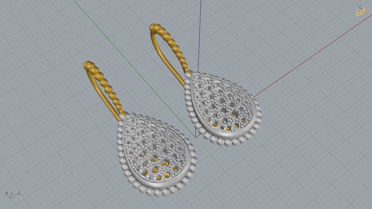 Earrings 26 3D print model_11
