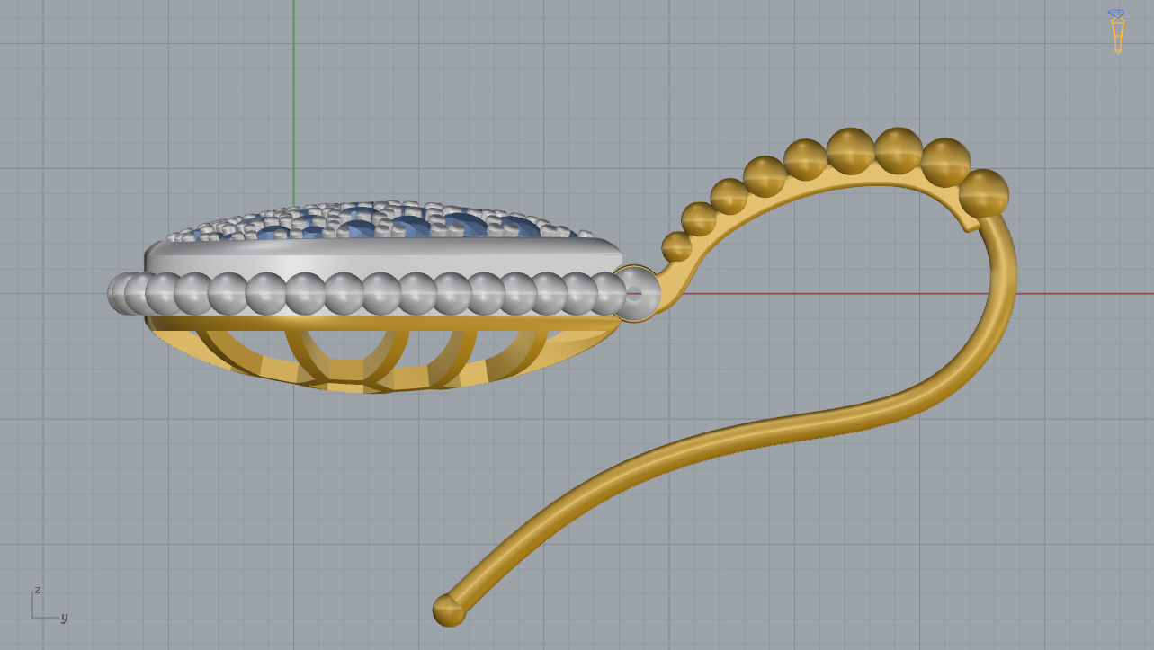 Earrings 26 3D print model_8