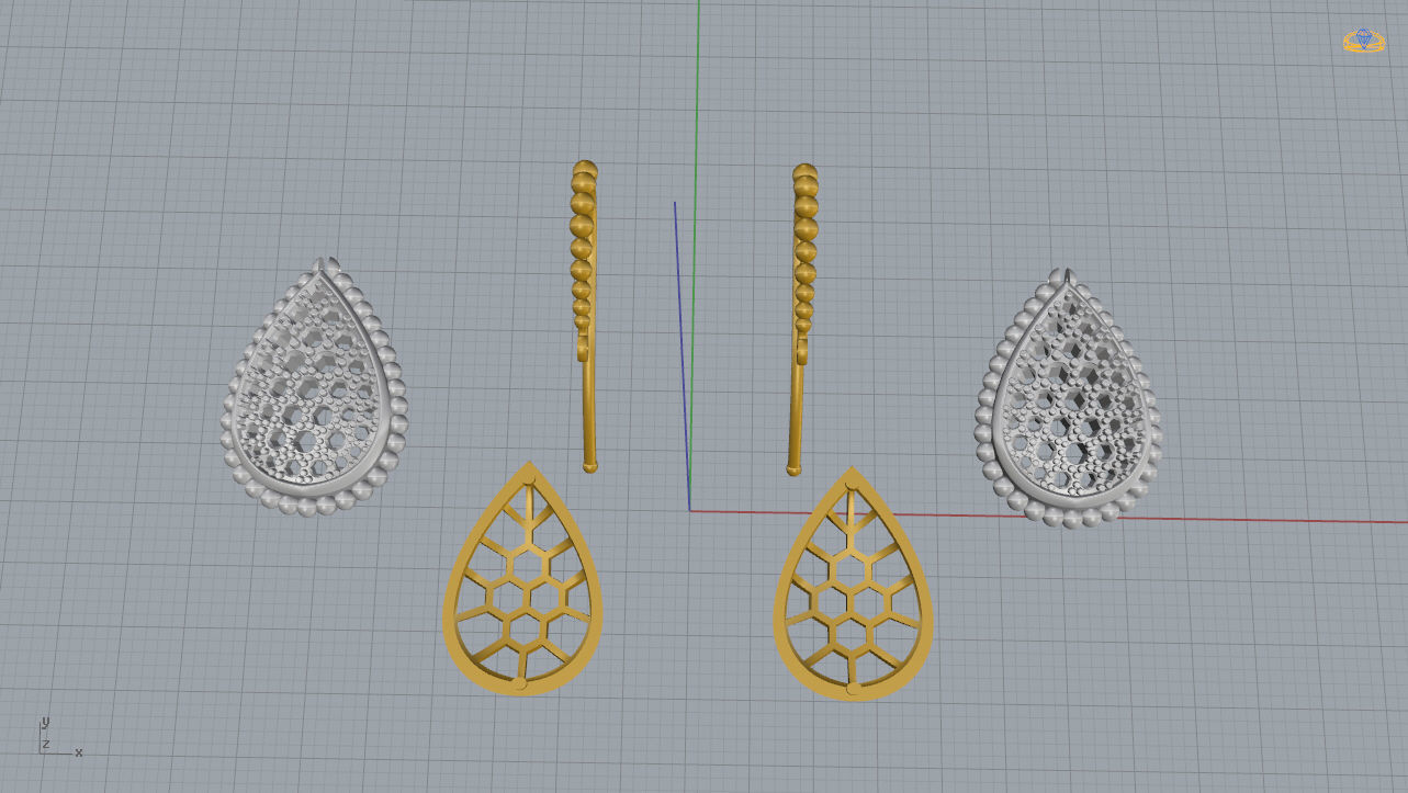 Earrings 26 3D print model_12
