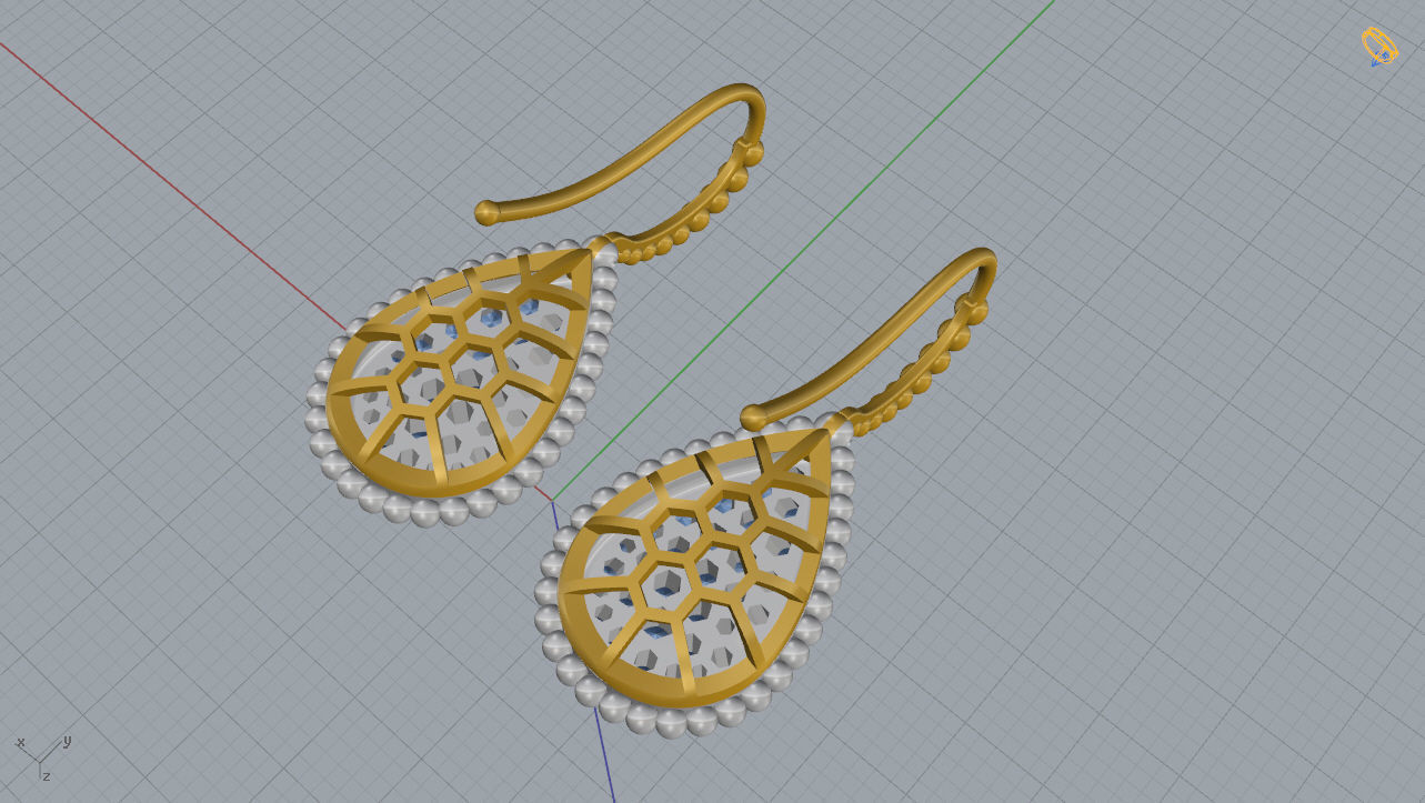 Earrings 26 3D print model_10