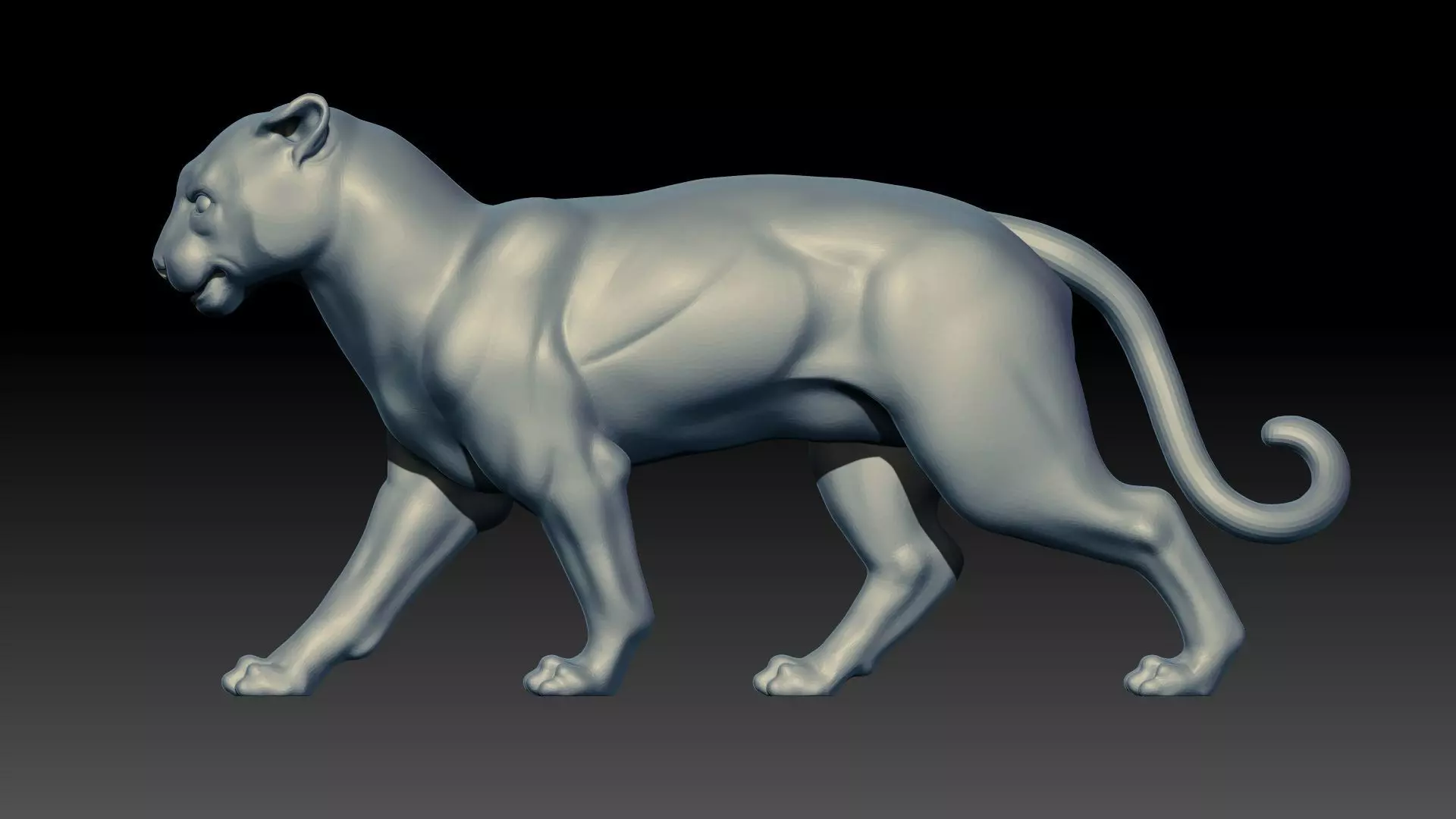 Panther 3D model_0