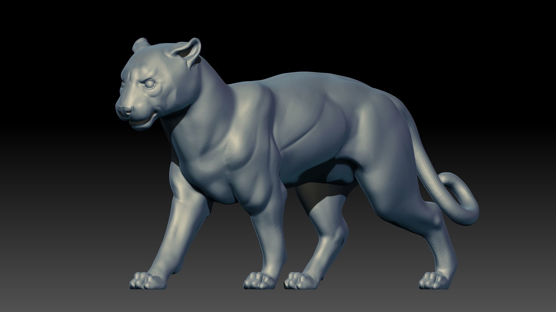 Panther 3D model_2