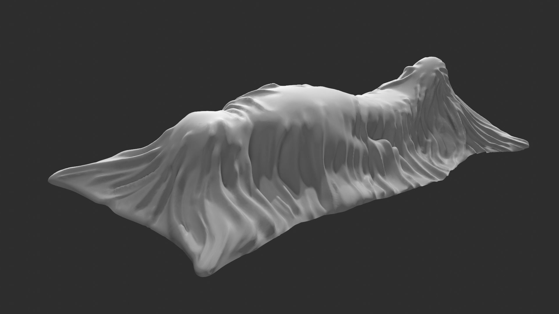 Dead body 3D model_2