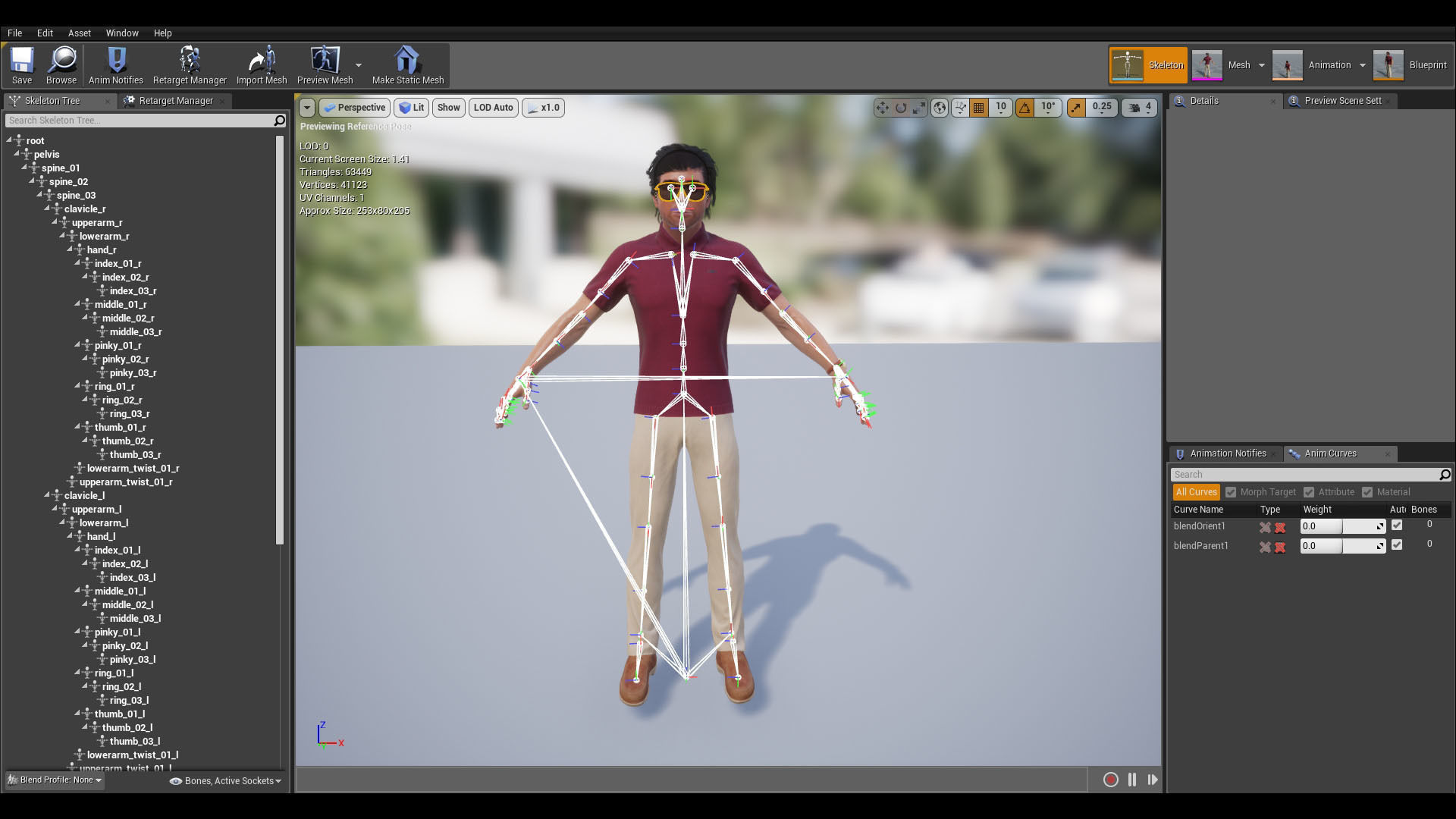 Man in Polo Low-poly 3D model_10