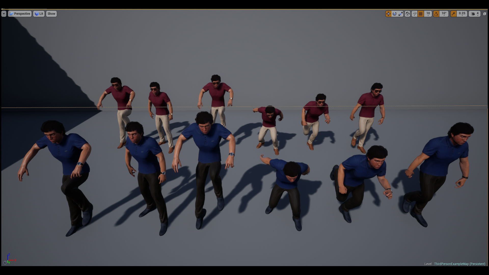 Man in Polo Low-poly 3D model_11