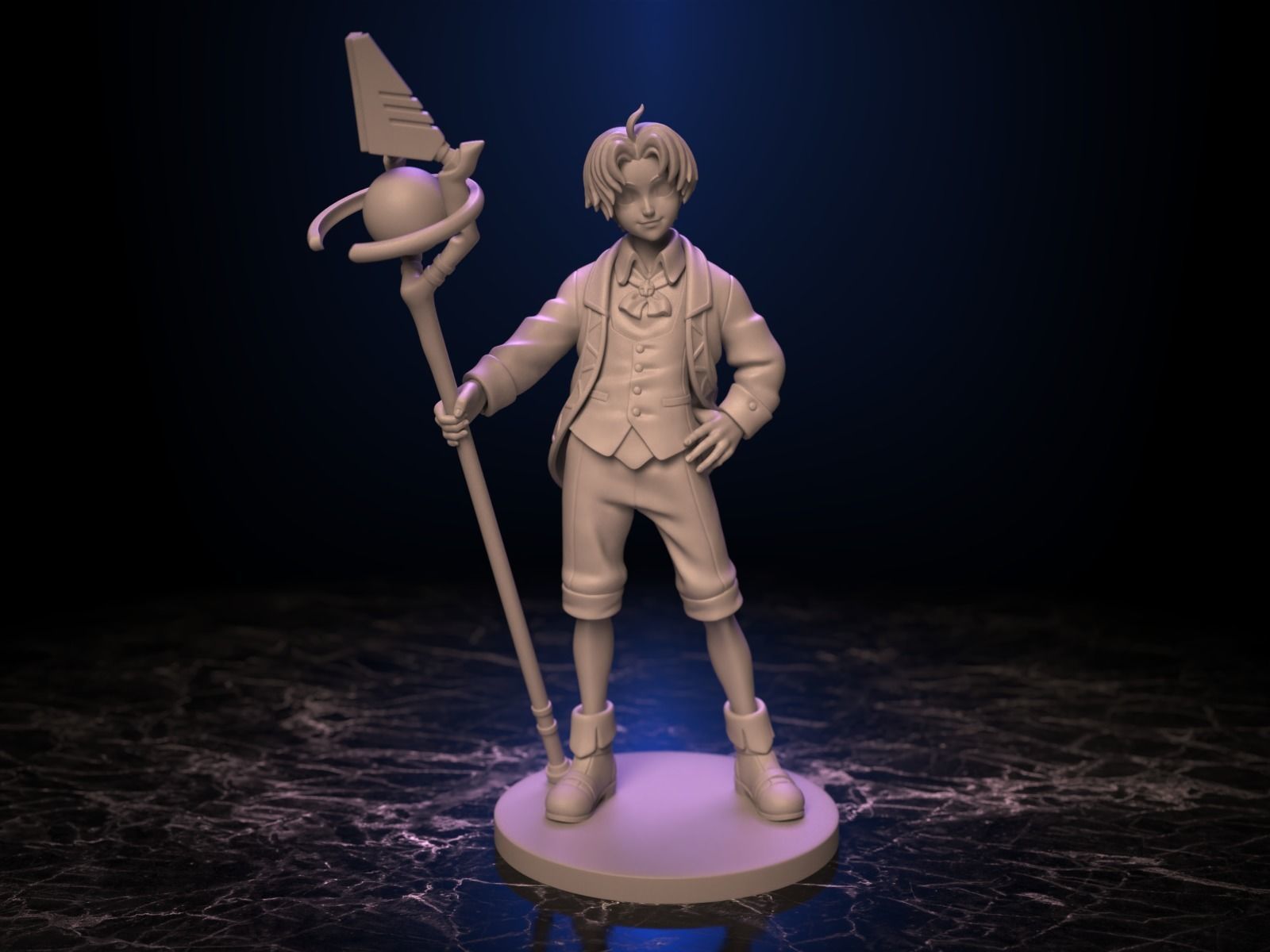 Rudeus Greyrat 3D print model_8
