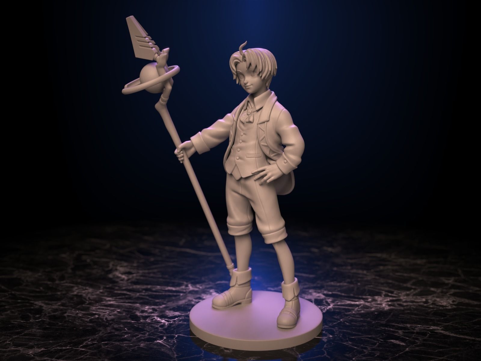 Rudeus Greyrat 3D print model_13