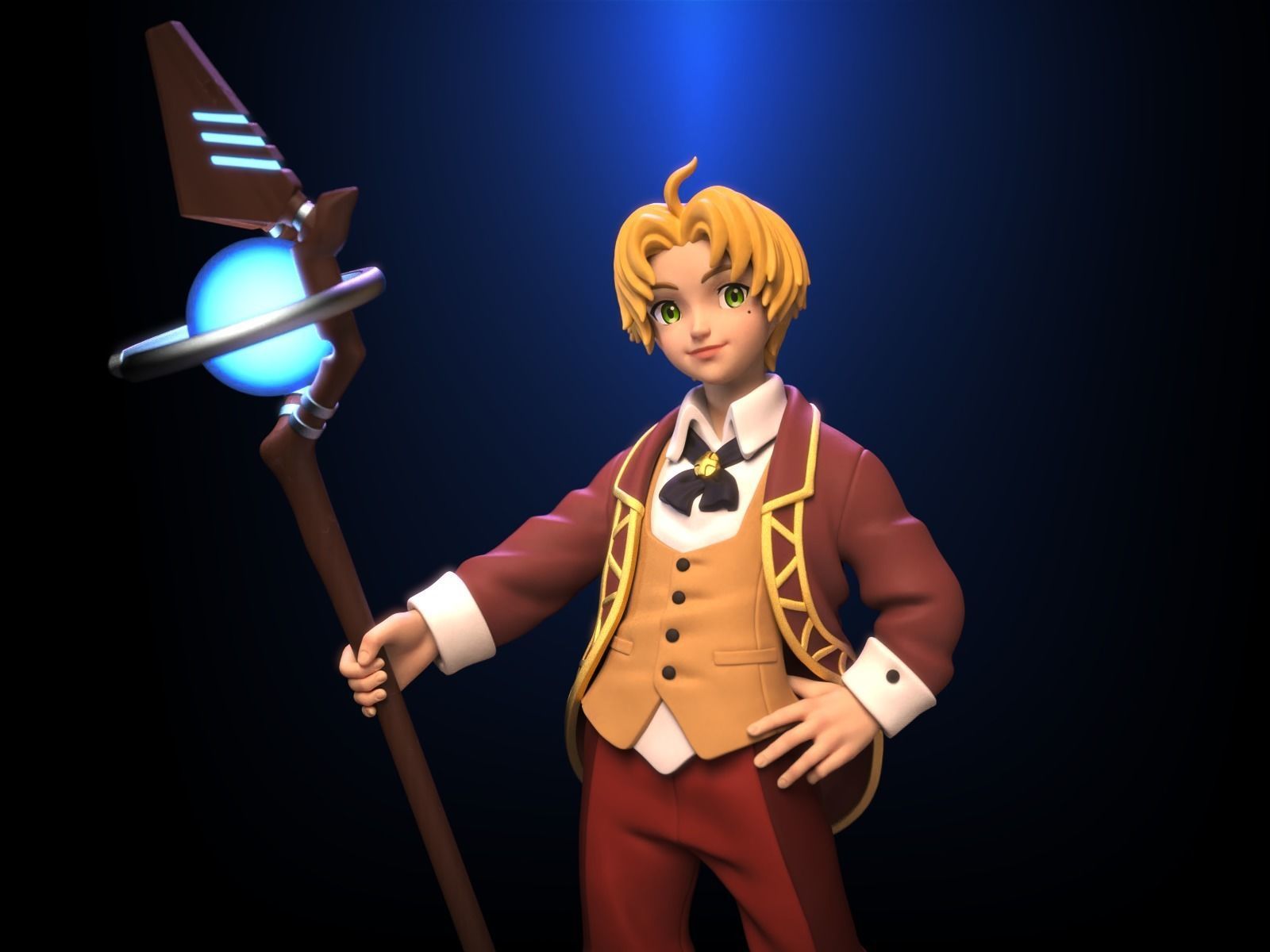 Rudeus Greyrat 3D print model_14