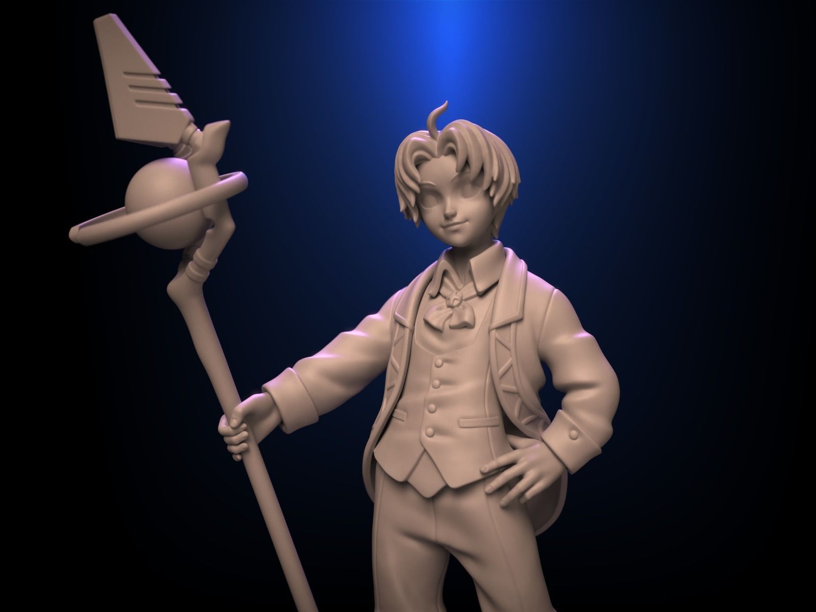 Rudeus Greyrat 3D print model_15