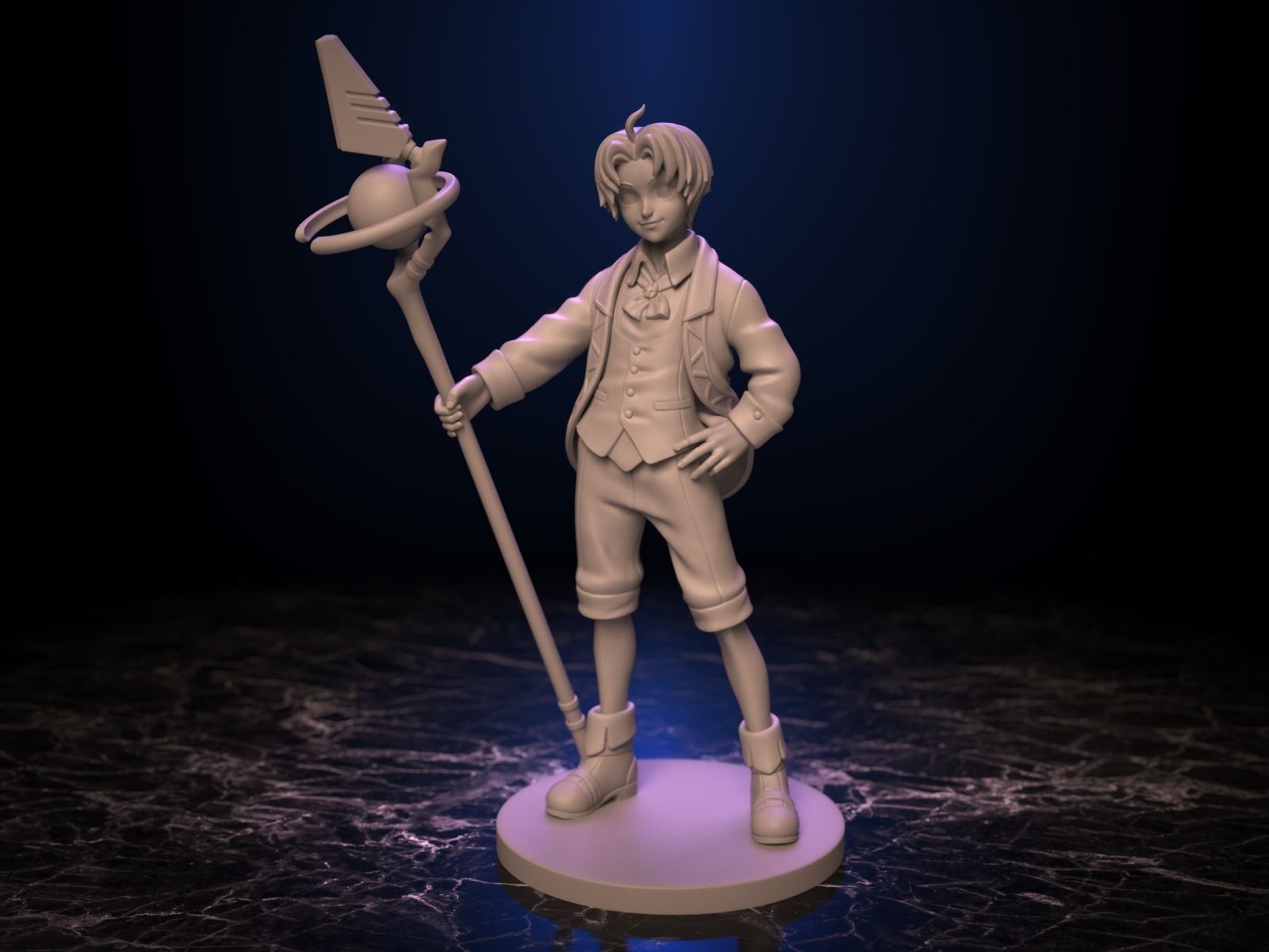 Rudeus Greyrat 3D print model_7