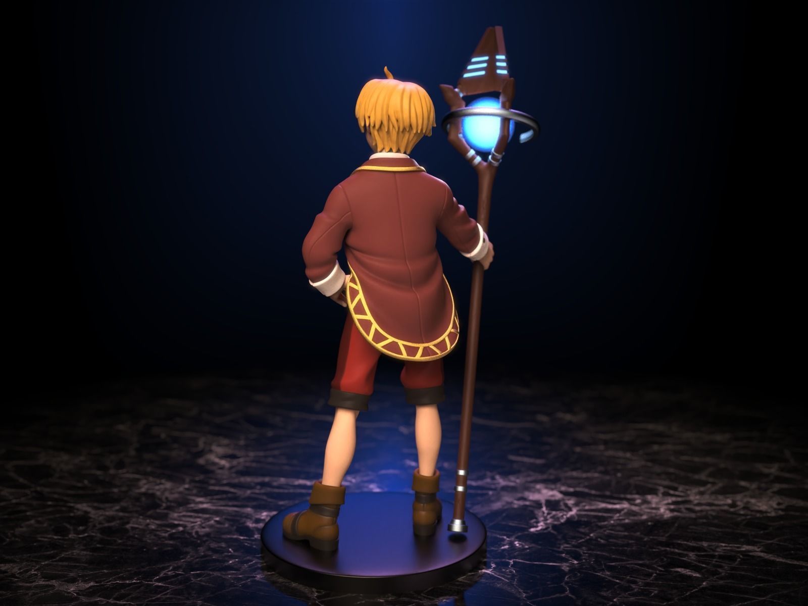 Rudeus Greyrat 3D print model_4