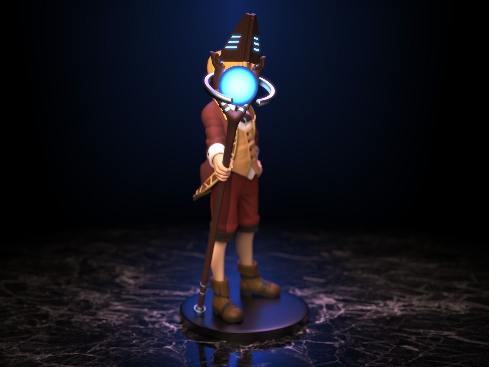 Rudeus Greyrat 3D print model_2