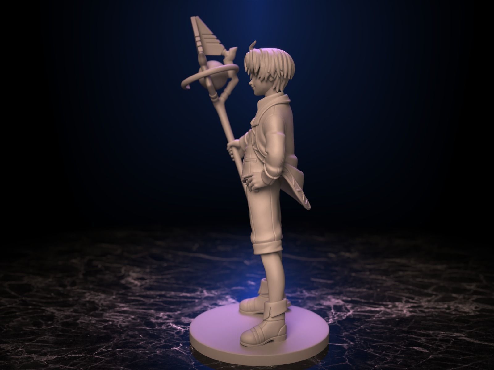 Rudeus Greyrat 3D print model_12