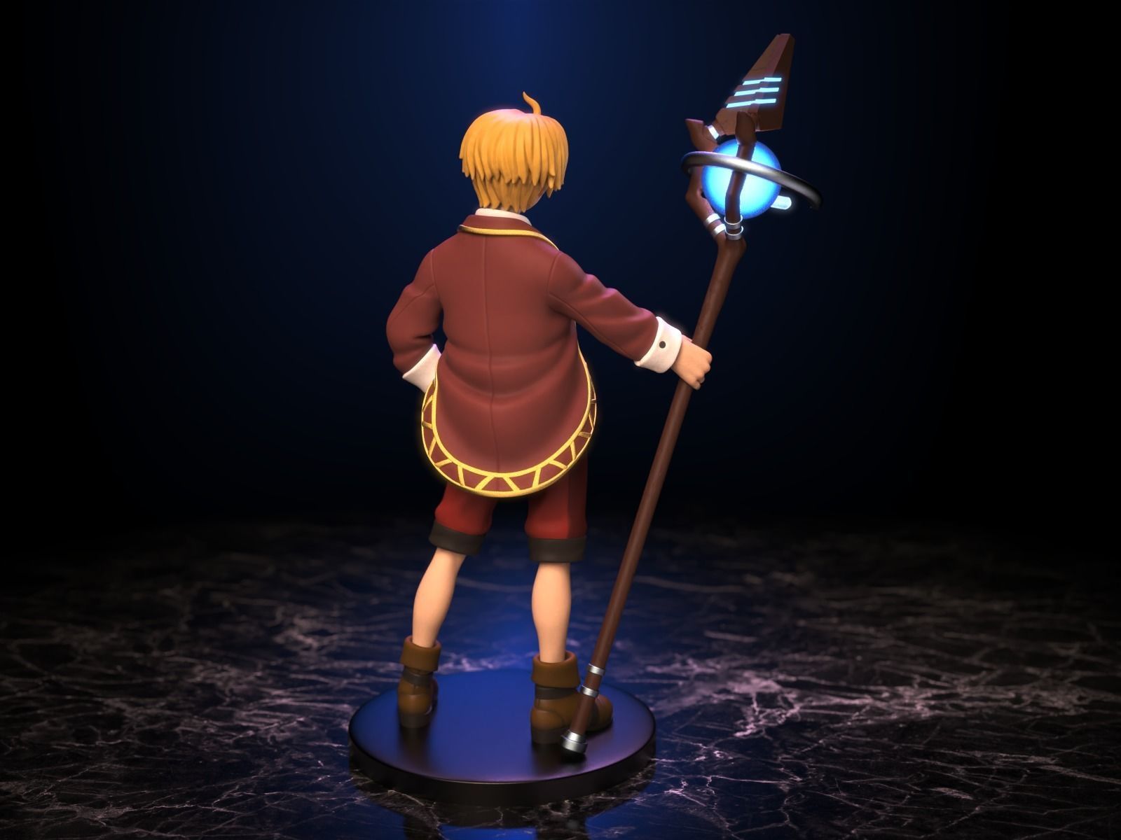 Rudeus Greyrat 3D print model_3