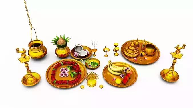 pooja props 3d models