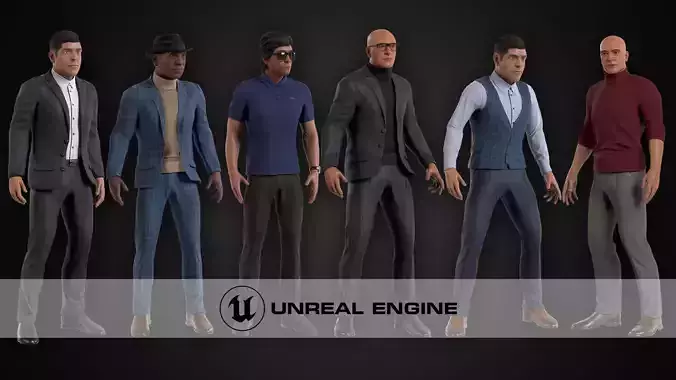 Businessman Bundle 3D Model Collection