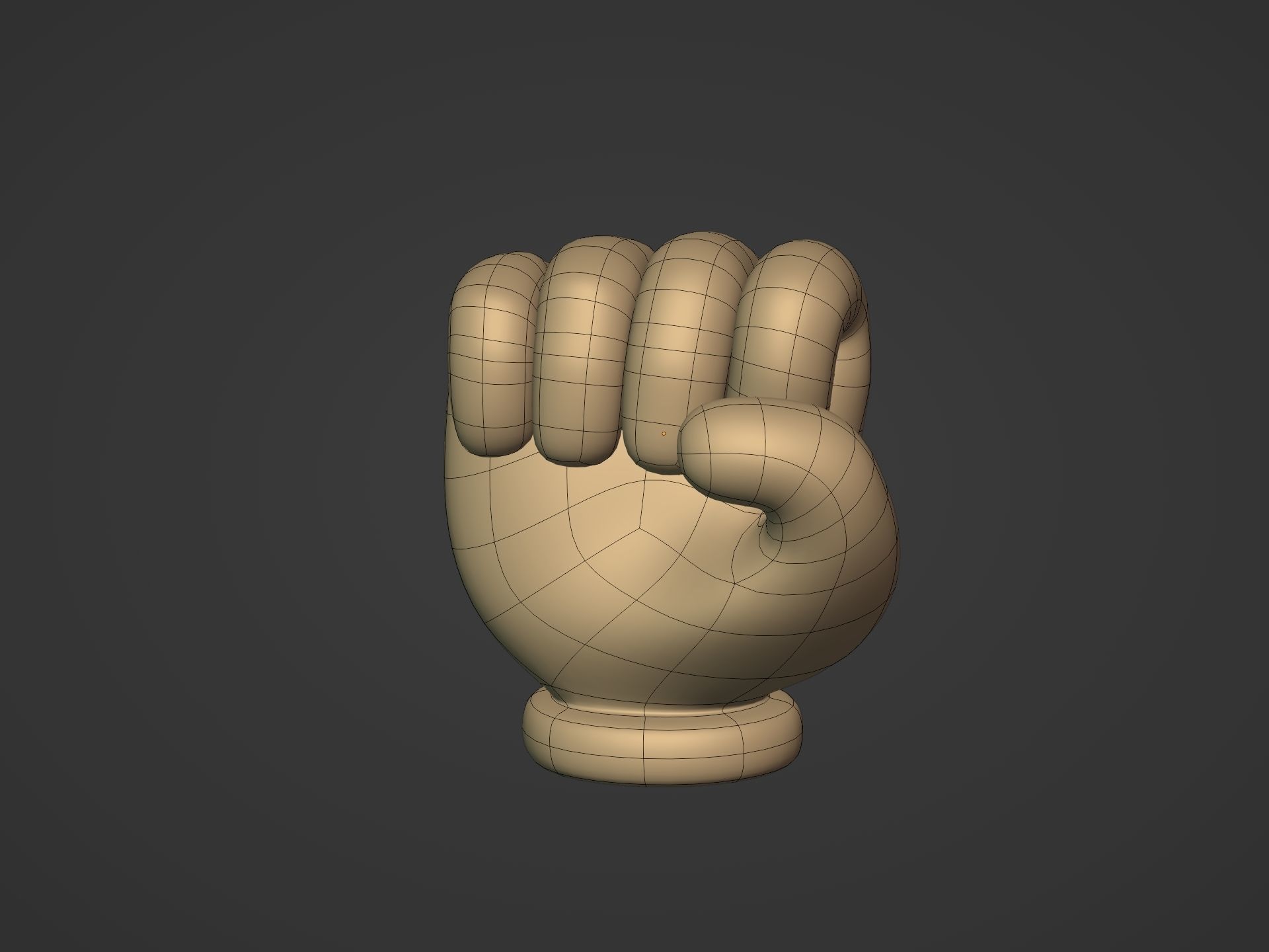Cartoon Hands Pack Low-poly 3D model_22
