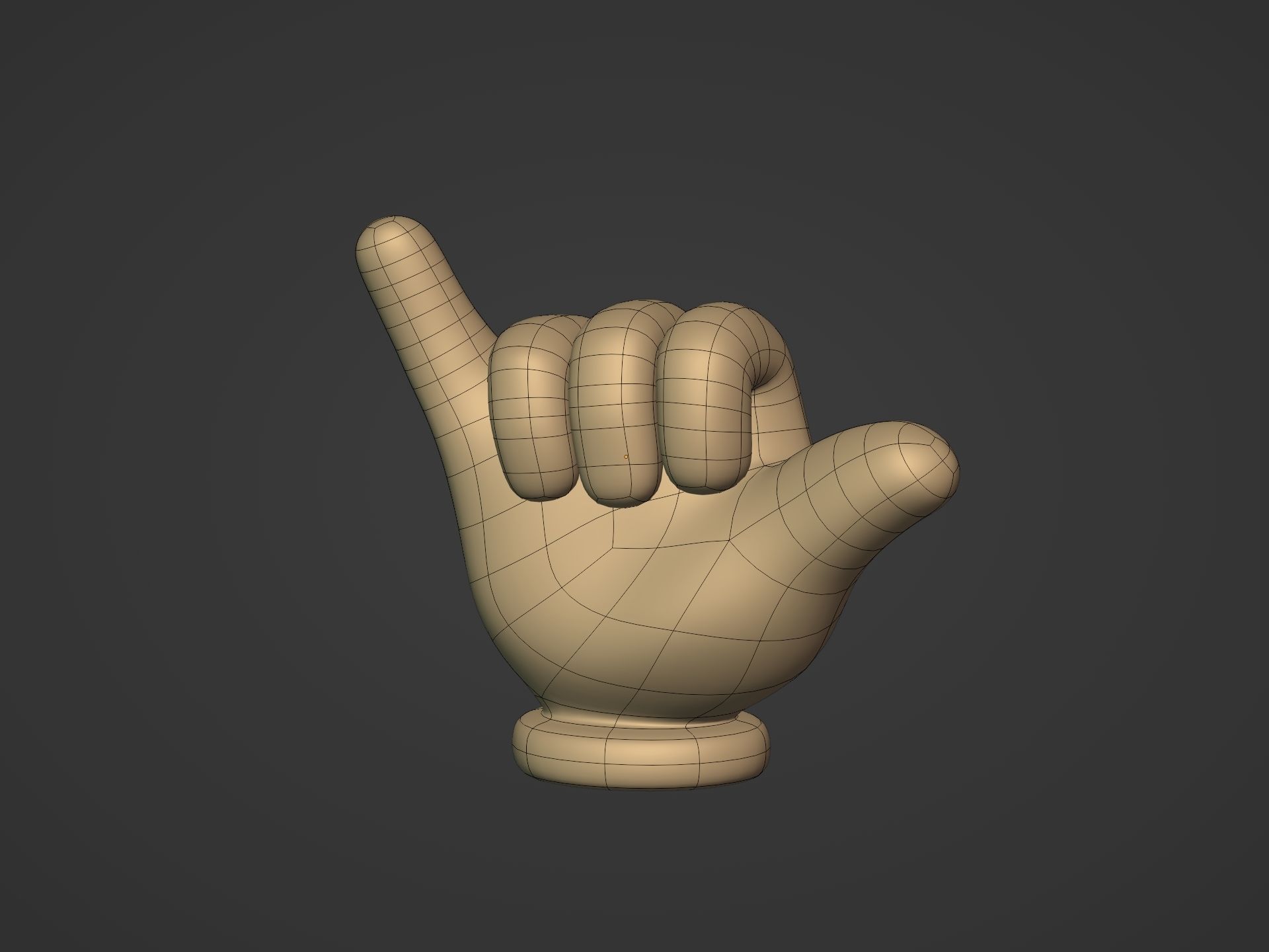 Cartoon Hands Pack Low-poly 3D model_24