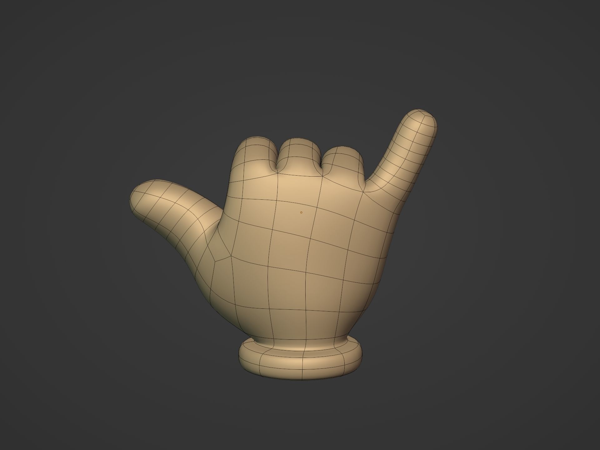 Cartoon Hands Pack Low-poly 3D model_23