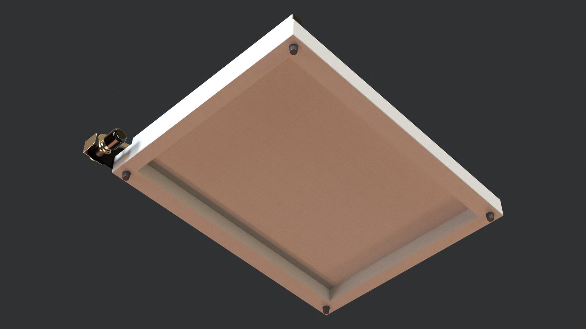 Paper Cutter Trimmer Low-poly 3D model_14