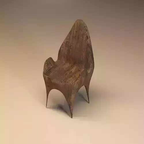 Wooden Chair 3d model
