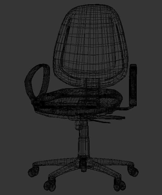 Office Chari 2 3D model_2