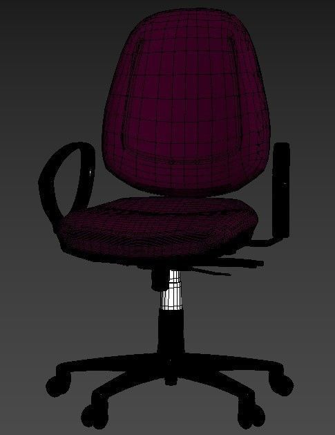 Office Chari 2 3D model_3