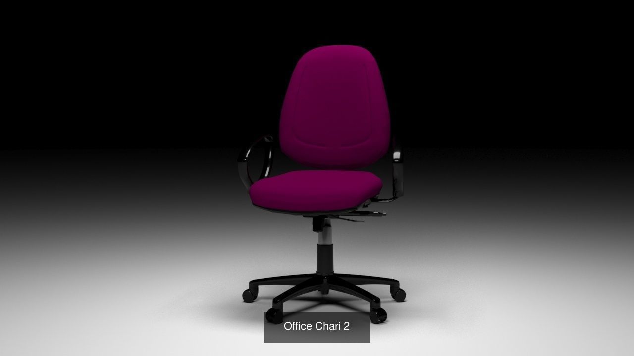 Chairs chair with seat and chrome frame 3D Model Collection_10