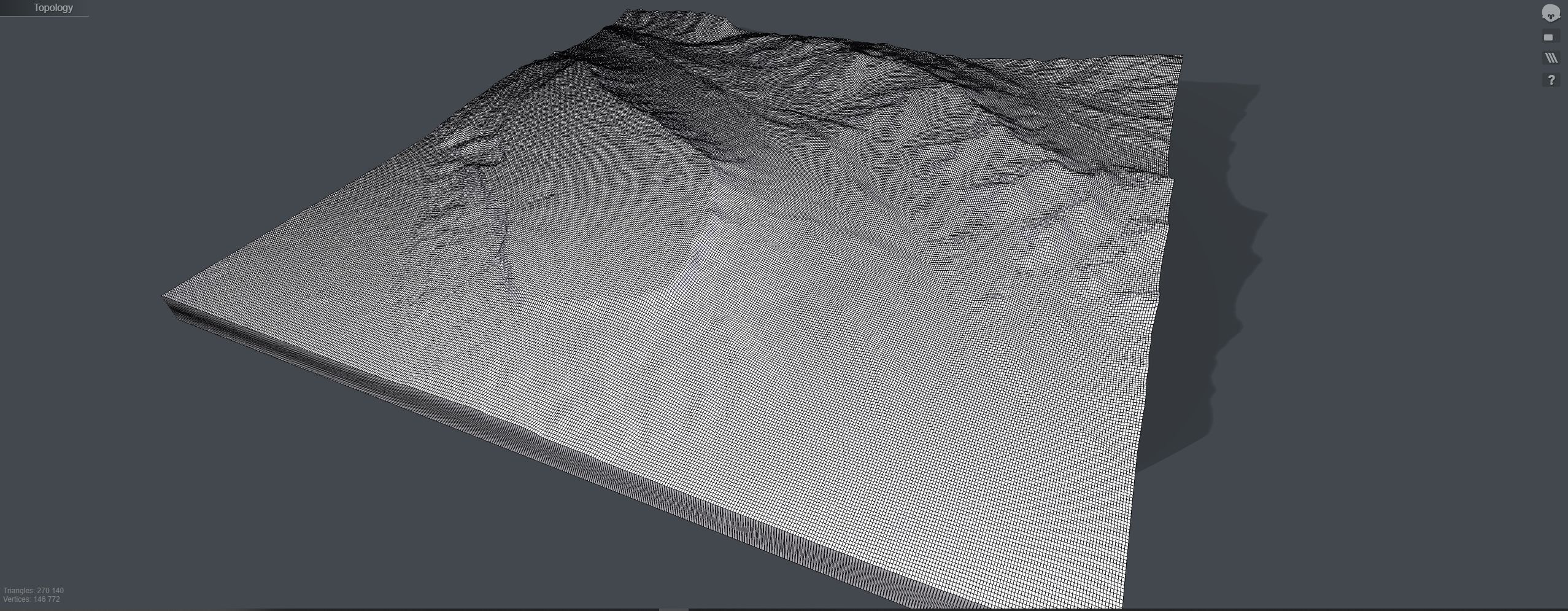 Mountain landscape Tarki-Tau Makhachkala Dagestan Russia 3D model_12