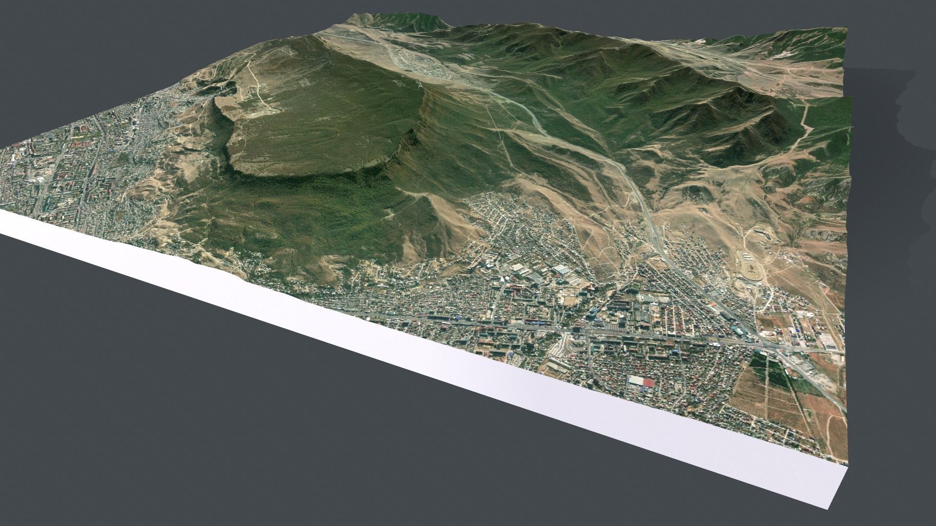 Mountain landscape Tarki-Tau Makhachkala Dagestan Russia 3D model_6