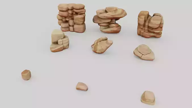 Stylized Stones 02