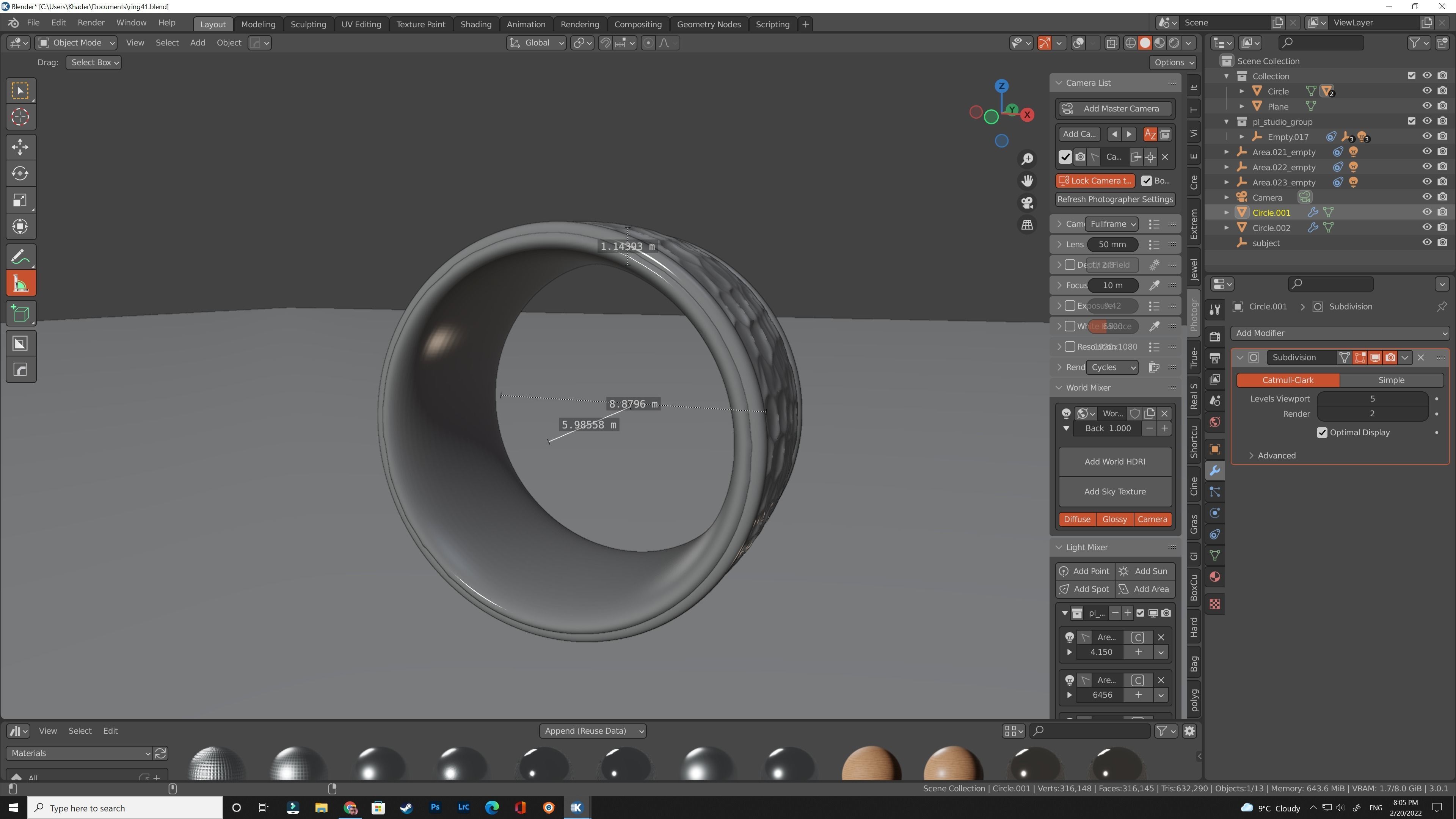 Rose Gold Ring 3D print model_4