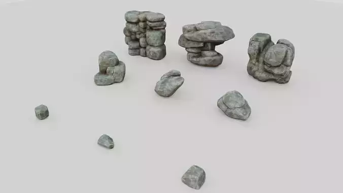 Stylized Stones 04