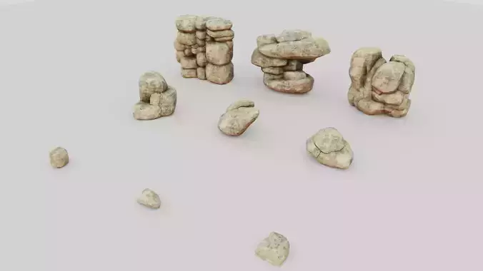 Stylized Stones 05