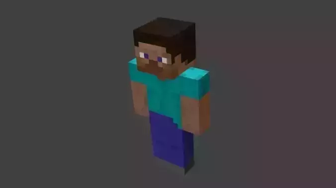 Minecraft Steve 3D print model